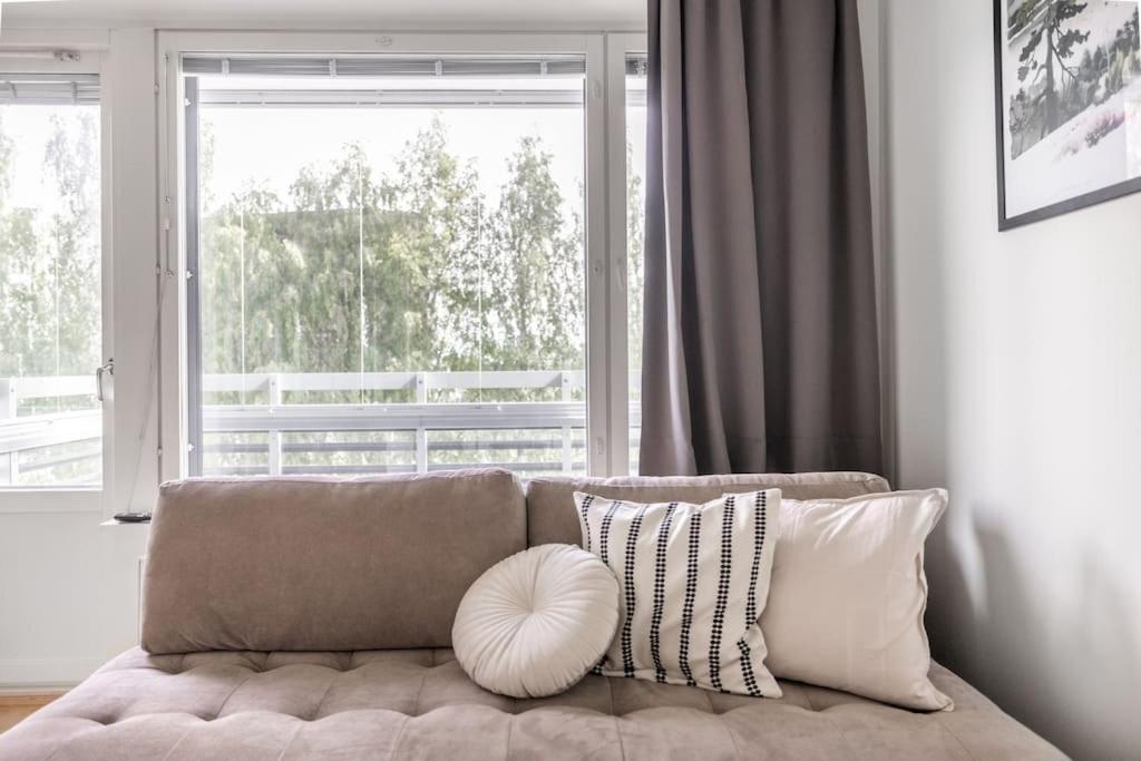 Saunallinen Yksioe Keskustasta Rovaniemi Extérieur photo